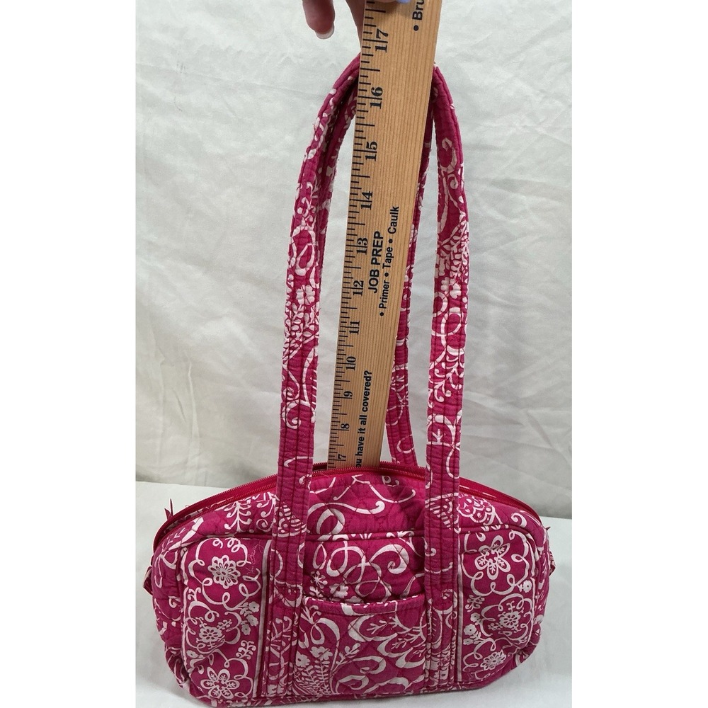 Vera Bradley Twirly Birds Pink Shoulder Bag Purse ( Retired Pattern) - Picture 11 of 12